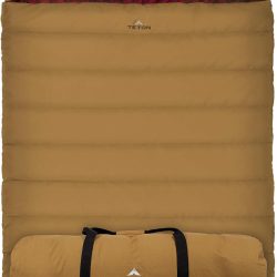 TETON Mammoth, 20 Degree and 0 Degree Sleeping Bags, Double Sleeping Bag, A Warm Bag the Whole Family can Enjoy. Great Sleeping Bag for Camping, Hunting and Base Camp. Compression Sack Included